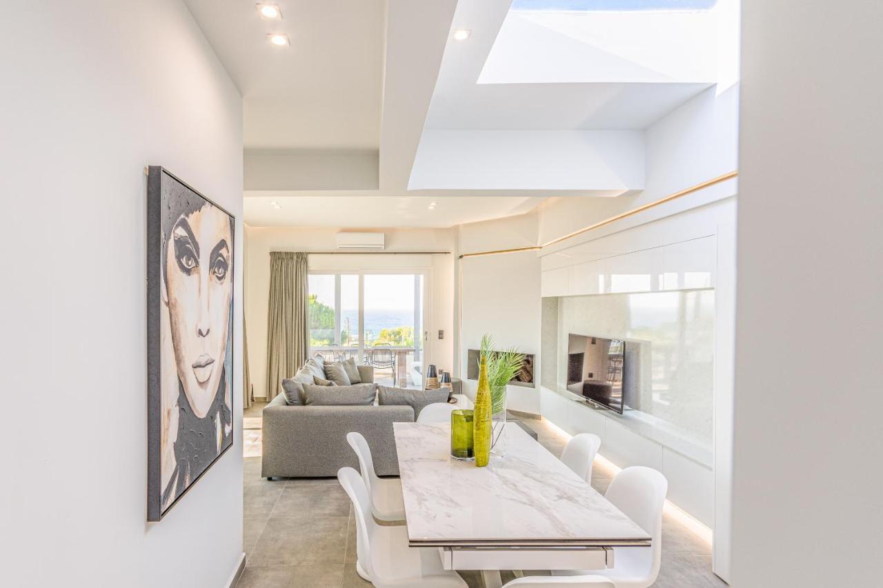 Queen'S Gem Luxury Villa - Heated Jacuzzi & Pool Hersonissos  Exterior photo